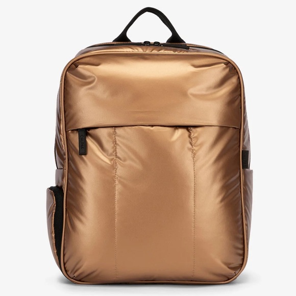 Calpak Handbags - Calpak Luka 15 Inch Laptop Backpack in Copper Travel Work Office Metallic NEW